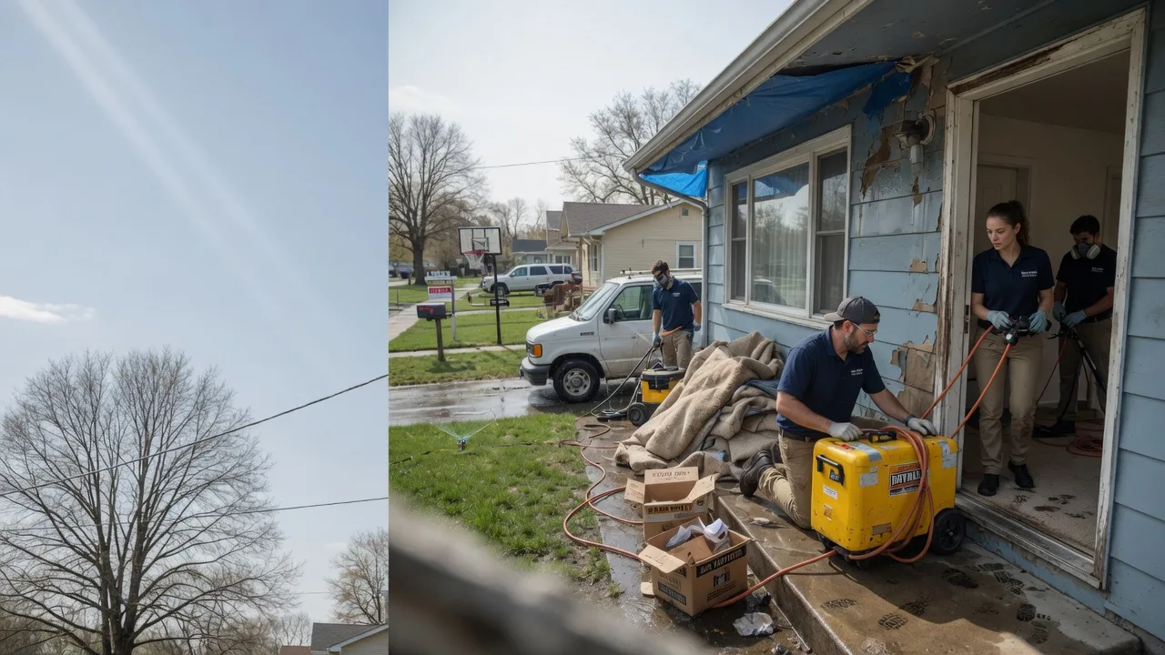 Basement Flood Cleanup in Muenster, TX near me